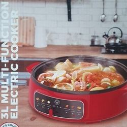 New! Chef's Counter 3L Multi-Function Electric Cooker Hot Pot