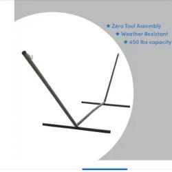 Style Selections 15-ft L Metal Hammock Stand