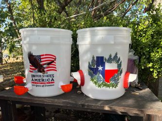 Chicken feeder and Waterer