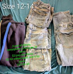Boys Jeans Size 12-18