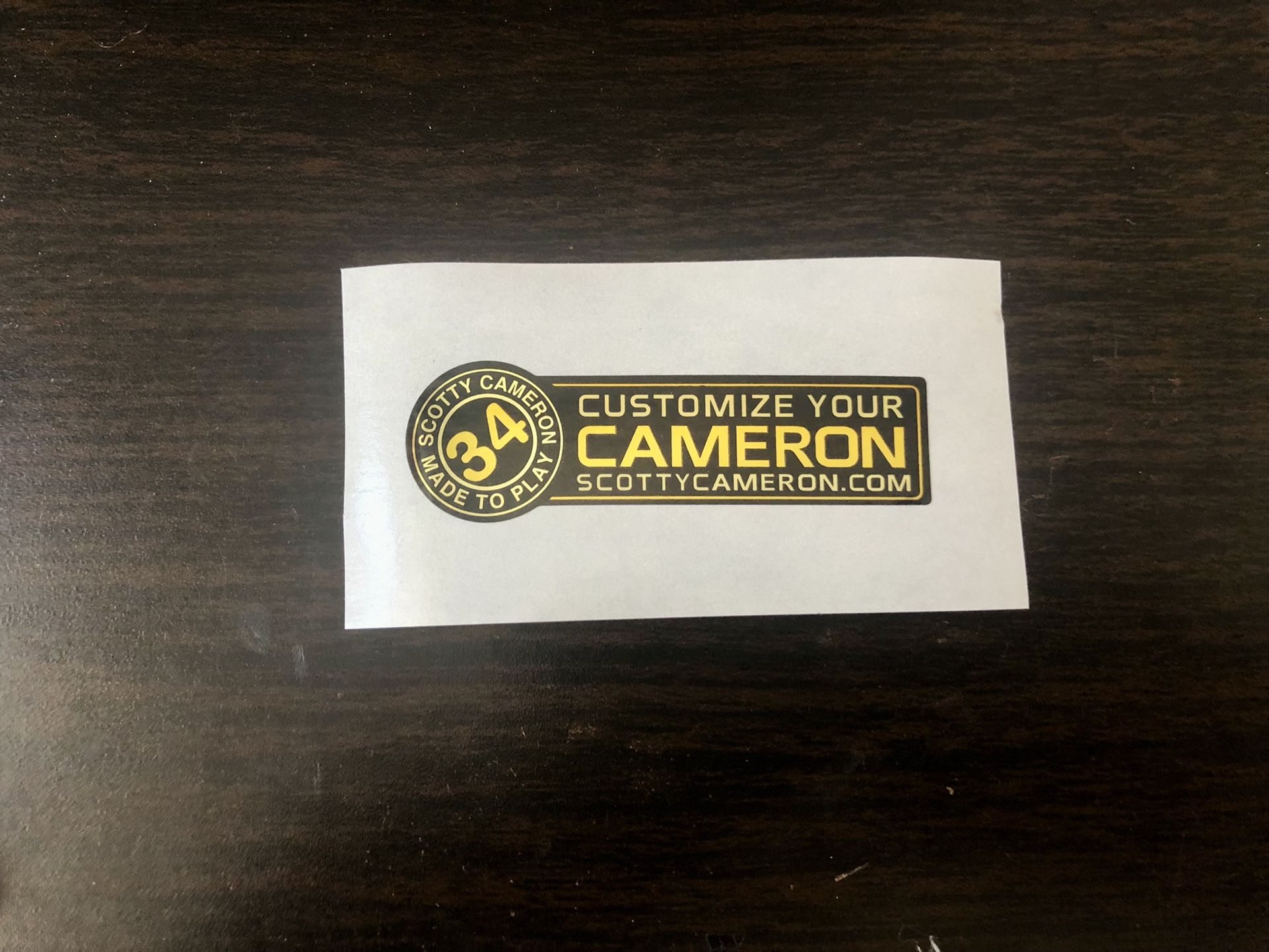 Scotty Cameron Putter Shaft Band 34” Putter Sticker