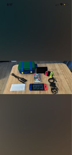 Nintendo Switch w/ Game, Accessories and Hard Case