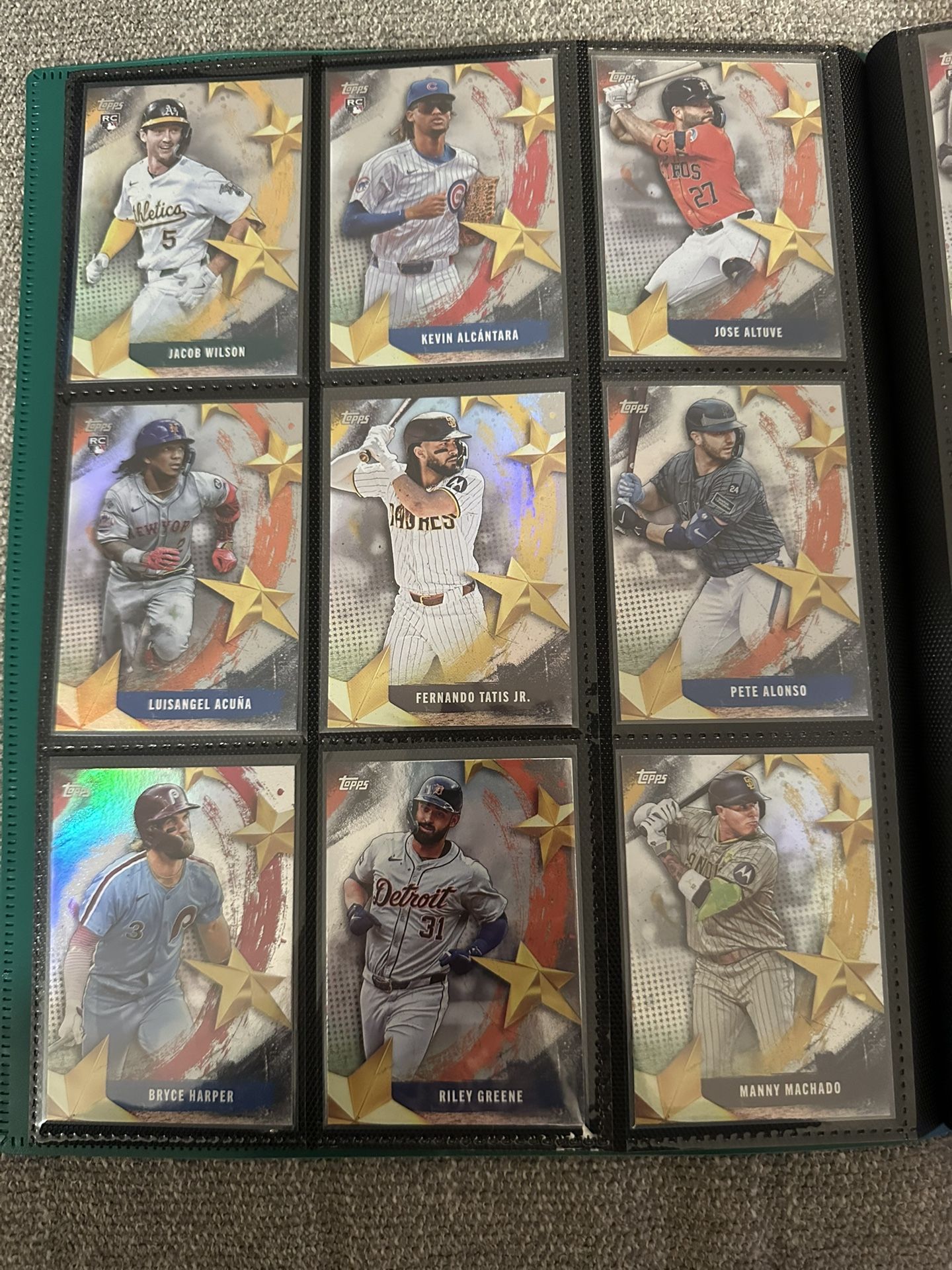 MLB Baseball Cards - Message For Price , Also Open To Offers