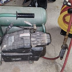 Air Compressor With Hose And Nozzle For Sale