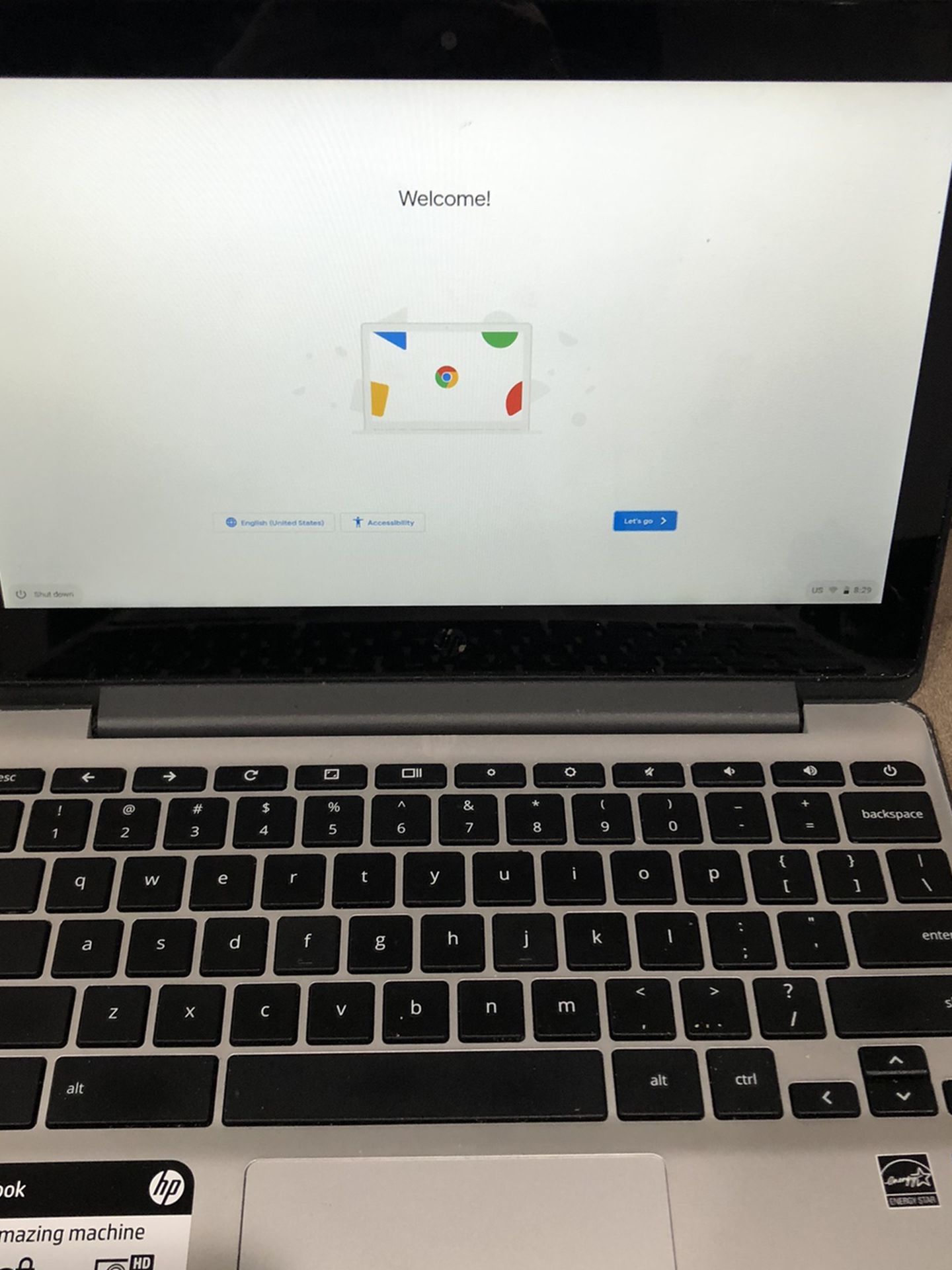 hp chromebook 11-v020wm With Charger
