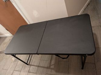 Black Folding Portable Table