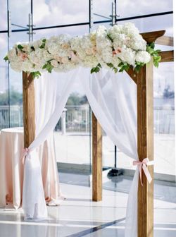 Wooden Arch Backdrop