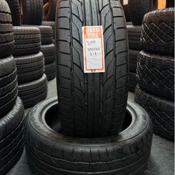 245/45R18 Nitto NT555 Brand New Take offs Full Pair of 2 Tires