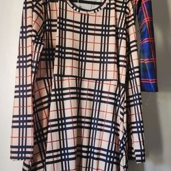 HAUTE Edition Plaid Dress 2x 