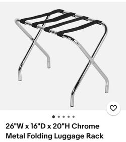 Metal Folding Luggage Rack