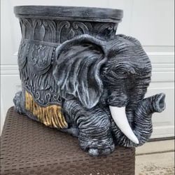 Large Elephant Floor Table