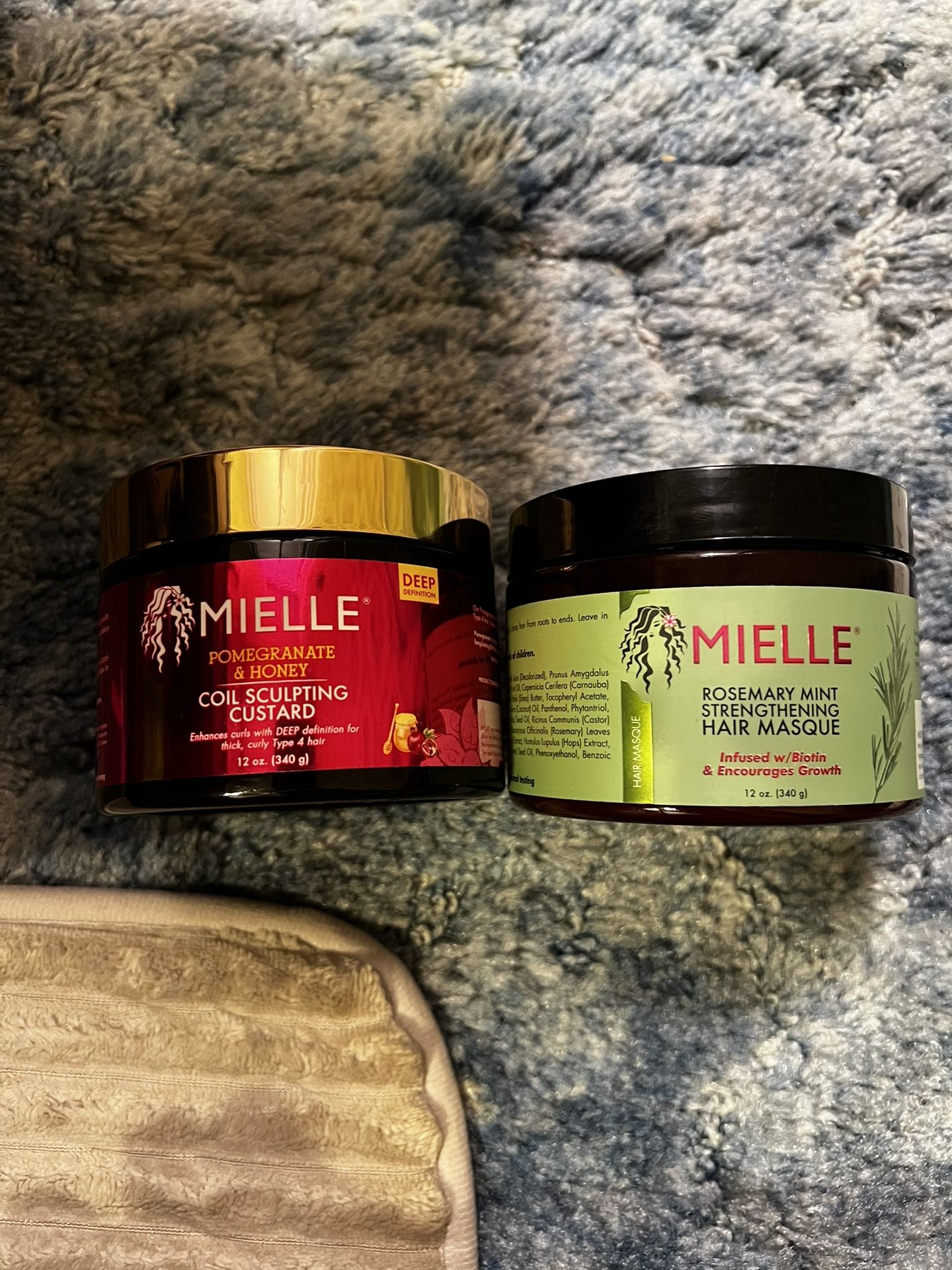 mielle rosemary mint strengthening hair masque And mielle pomegranate and honey