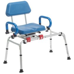 Shower Chair  Rotating sliding bench Padded New New New 