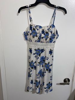Ivory Floral S Dress Junior