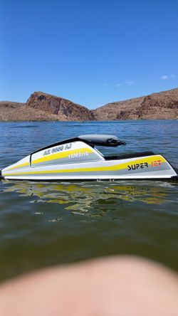 1990 square nose Superjet with trailer