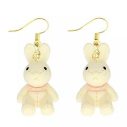 New Women’s Girls Bunny Rabbit Easter Earrings Jewelry Gift 