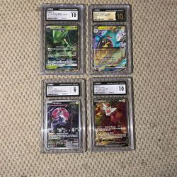 Graded Pokemon Collectible Cards: Sceptile GX, Ionos Bellibolt Ex, Miraidon, And Rotom V