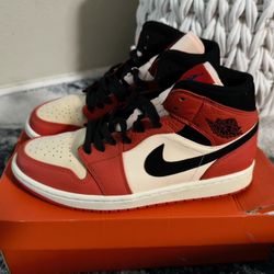 Jordan Mid 1s/Team Orange