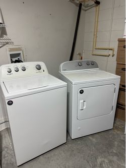 Whirlpool washer and gas dryer