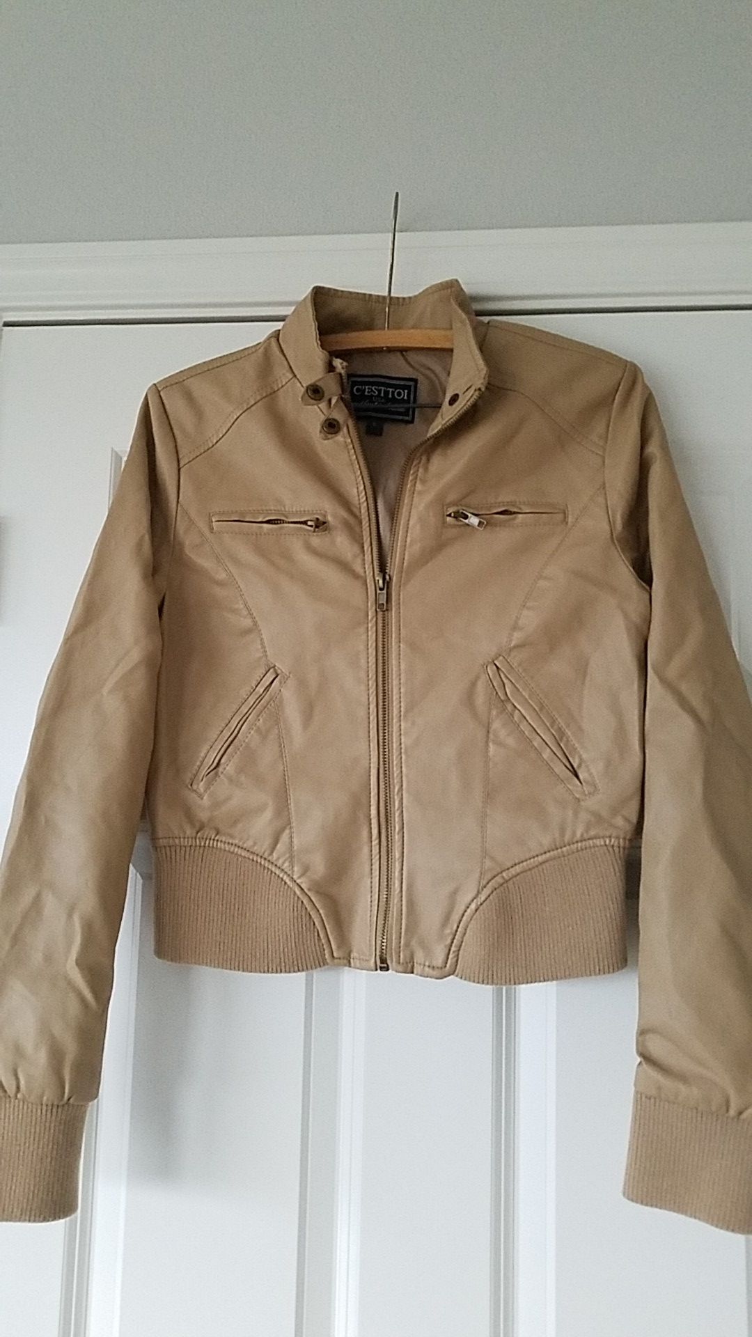 Leather Women's jacket size S