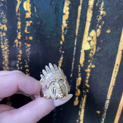 14k INDIAN RING 