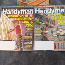3 Family Handyman Magazines 2015 