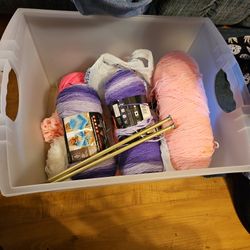 Knitting  Yarn Different Colors 