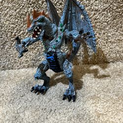 Fantasy Dragon Figure w/ Wings 6” tall Posable