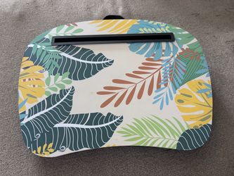 Lap Desk with Tropical Leaf Print
