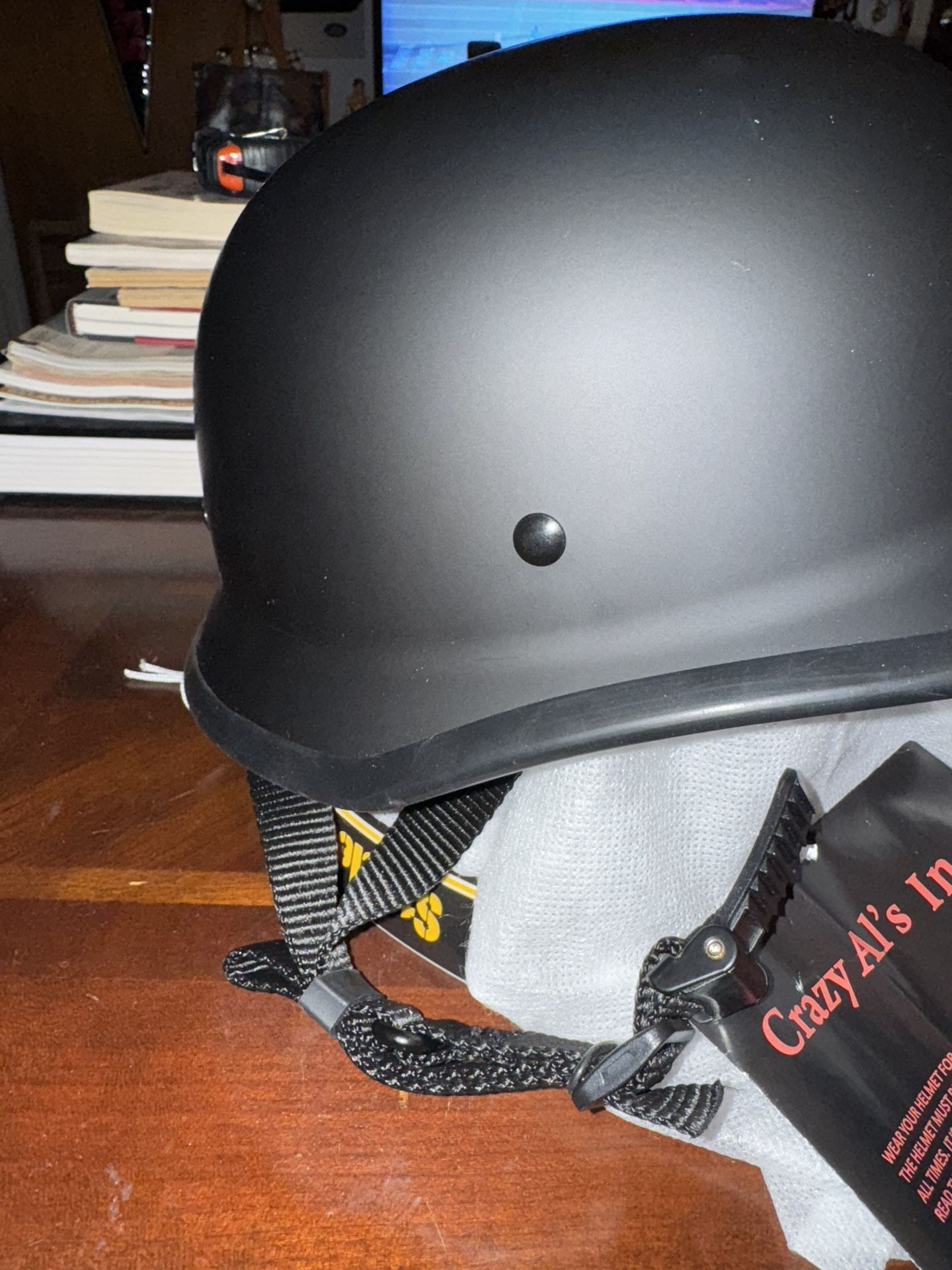 New Mayan Black DOT Germanator XS Reversible Polo Beanie Helmet