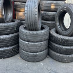 235/45R18 MICHELIN A SET OF FOUR USED TIRES