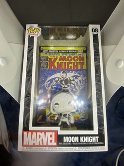 BRAND NEW Funko Pop! Comic Book Cover with case: Marvel - Moon Knight #08