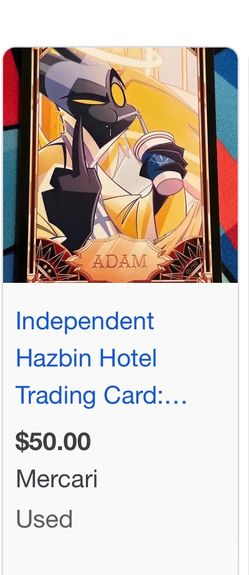 Hazbin Hotel ADAM 1st Edition Card 01/50 for Sale in North
