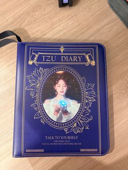TWINS Tzu Diary “Talk To Yourself” photocard binder. In good condition. Photocards not included.