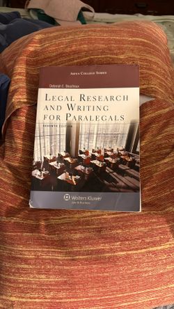 Legal research and writing for paralegal seventh edition