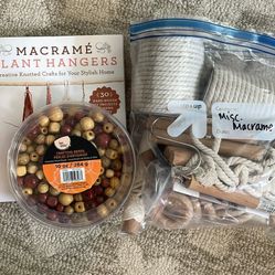 Macrame Book & Supplies
