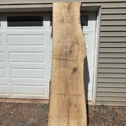 Live edge oak slab Lumber