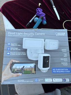 Flood Light Security Camera
