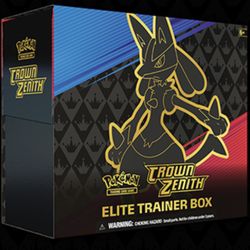 TRADE!!! Looks for Booster Boxes for Crown Zenith ETBs and Sea & Sky box