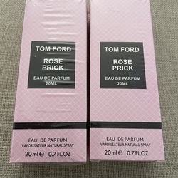 Lot Of 2 New And Sealed Tom Ford Rose Prick Perfume Mini Sprays 0.7 Fl Oz Ea