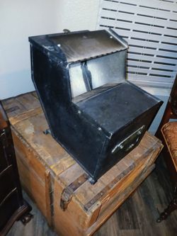 Antique Coal Scuttle Edwardian Or Style
