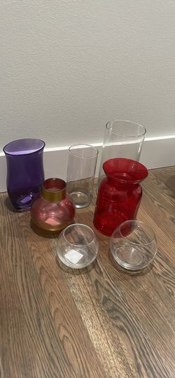 Various Glass Vases 