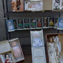 Vintage Vogue Madame Alexander Precious Moments Effanbee Doll Collection Vintage 1970s And 1980s They All Come In Their Boxes Never Played With Read D