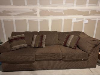 Brown sofa