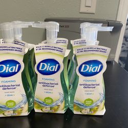 Set Of 6 Dial Foaming Antibacterial Hand-wash New