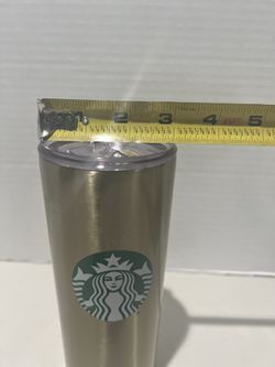 Starbucks gold Stainless Steel Travel Mug Tumbler - 20 Fl Oz 2021 used in  good condition with minor cosmetic blemishes. for Sale in Wesley Chapel, FL  - OfferUp