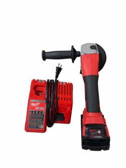 Milwaukee M18 Brushless 4 1/2" Angle Grinder w/ 5aH Battery Model# 2686-20
