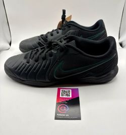 New Nike Tiempo Legend 10 Academy IC Indoor Soccer Cleats Shoes Mens Size 11 Black