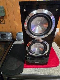 Digital Research Dual Subwoofer Speaker Cabinet