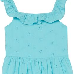 Jc Penny Speechless Girls Ruffle Shoulder / Open Back Sun Dress 